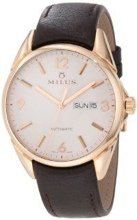 Milus Men's TIRC401 Stainless Steel with White Dial Watch at  Men's Watch store.