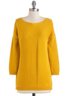 Saffron to Something Sweater  Mod Retro Vintage Sweaters