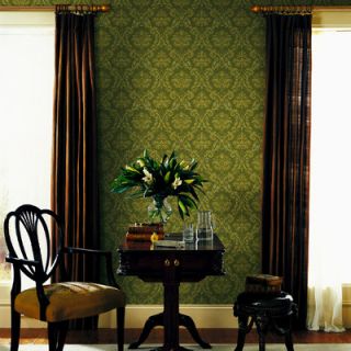 Brewster Home Fashions Mirage Signature V Fabric Damask Wallpaper in