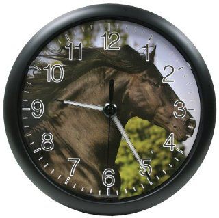 La Crosse Technology 403 310C 10 Inch Lighted Hands Clock   Horse Design