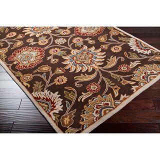 Hand tufted Brown Kiser Wool Rug (9 X 12)