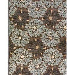 Amber Chocolate Floral Rug (39 X 56)