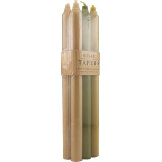 Tapers Meadow Rustic Taper Candles (pack Of 6)