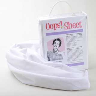 Oops Sheet Oops  Sheet Twin size Mattress Cover White Size Twin
