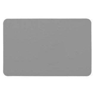 Plain Gray Background. Rectangle Magnet