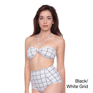 American Apparel Womens Printed Bandeau Bikini Top