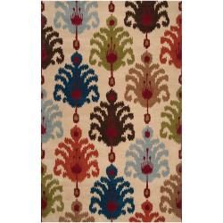 Hand tufted Beige Mercury54 Wool Rug (8 X 11)