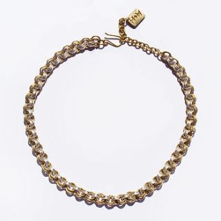 single chainmail necklace by hiro + wolf