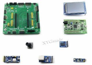 [Open407V D Package A] STM32F4DISCOVERY MCU STM32F407VGT6 STM32F4 STM32 Cortex M4 Development Board + Camera +3.2"LCD + 7 Modules @XYG Computers & Accessories