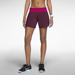 Nike 6 Rival Stretch Woven Womens Running Shorts   Fuchsia Force