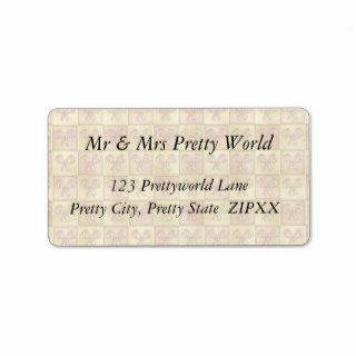 Candy Box Bows Personalized Address Labels