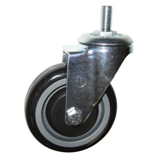 Fairbanks Thermoplastic Rubber Swivel Caster — 150-Lb. Capacity, 3in., Model# S11-03-3-TPR  Up to 299 Lbs.