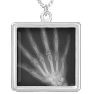 Extra Digit X ray Right Hand Necklace