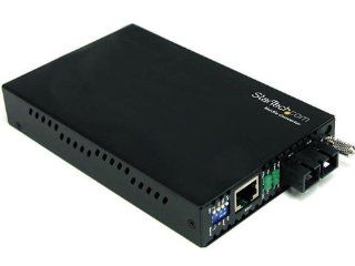 StarTech 1000 Mbps Gigabit Ethernet Single Mode Fiber Media Converter with SC 40 km (ET91000SM402) Computers & Accessories