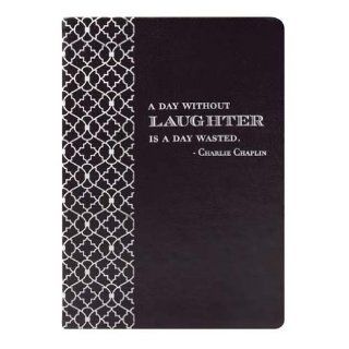 Eccolo World Traveler Lofty Thinking Journal, A Day Without Laughter, 6 x 8 Inches (D402D)  Composition Notebooks 