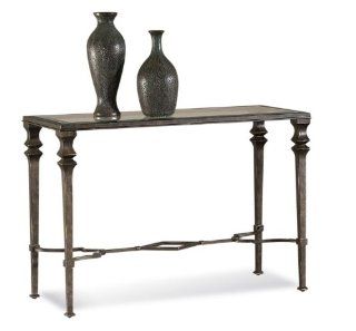 Glass Top Console Table in Burnished Bronze Finish   Lido   Sofa Tables