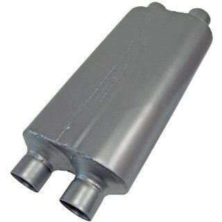 Flowmaster 8525554 50 H.D. Muffler 409S   2.50 Dual IN / 2.50 Dual OUT   Moderate Sound Automotive