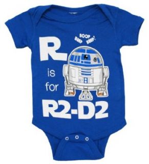 Star Wars R Is For R2 D2 Mini Fine Movie Baby Creeper Romper Snapsuit Clothing