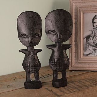 ashante wooden doll set of two by möa design