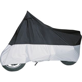 Classic Accessories Motorcycle Cover — For Up To 1500cc, Black/Silver, Model# 65-016-053801-00  Motorcycle Covers