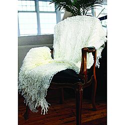 Woven Workz Charlotte Acrylic Knitted Ruffle Throw Multi Size Full