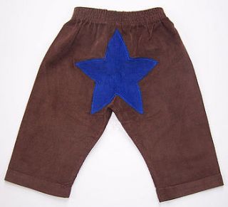 boys star corduroy trousers   various colours by green rabbit