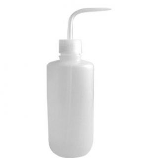 Tattoo Wash Cleaning Green Soap Holder Clear White Plastic Squeeze Bottle 500mL Science Lab Wash Bottles