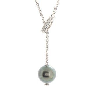 Mikimoto Pearls in Motion Tahitian Pearl Diamond Necklace Mikimoto Jewelry