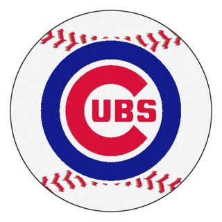 Chicago Cubs Baseball 27 inch Rug