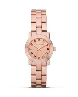 MARC BY MARC JACOBS Mini Dexter Rose Gold Watch with Glitz, 26mm's