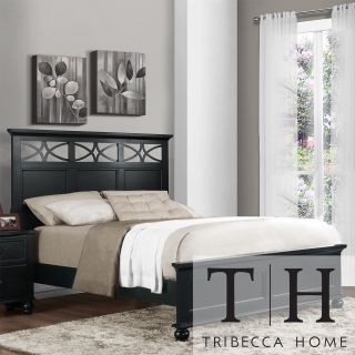Tribecca Home Tribecca Home Piston Black Modern Cottage Twin size Low Profile Bed Black Size Twin