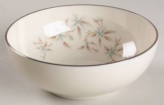 Lenox China Wyndcrest Coupe Cereal Bowl, Fine China Dinnerware   Blue Flowers, T