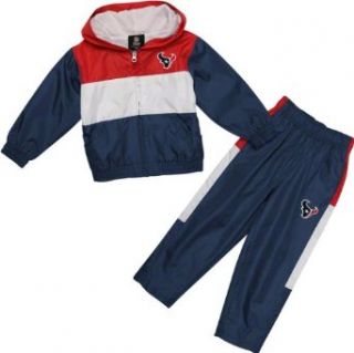 Houston Texans Toddler Tri Color Full Zip Hoodie & Pant Set Clothing