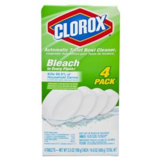 Clorox Bleach Automatic Toilet Bowl Cleaner 4 ct