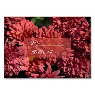Red Mum Wedding Place Card Business Card