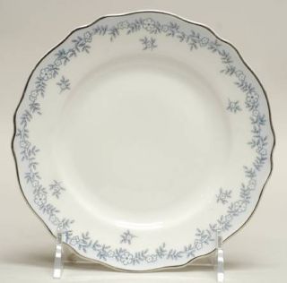 Franconia   Krautheim Delphine Bread & Butter Plate, Fine China Dinnerware   Blu