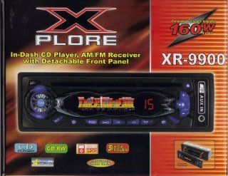 X PLORE SYSTEMS In Dash Car CD Player. AM/FM Radio Receiver with Detachable Front Panel  Vehicle Cd Player Receivers 