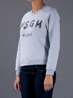 Msgm Printed Sweatshirt