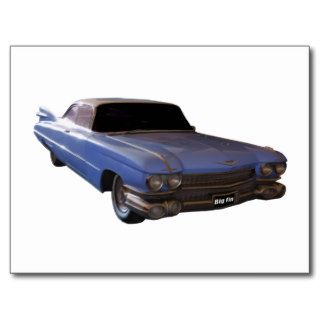 1959 Cadillac powder blue Post Cards