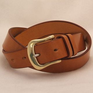 handmade delta english leather belt by tbm   the belt makers