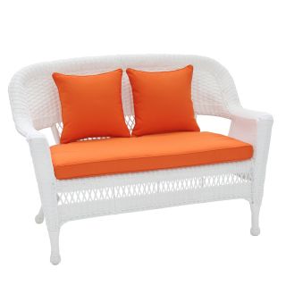 Patio Loveseat Cushion With Pillows