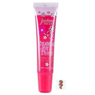 Jordana INCOLOR Squeeze n Shine Super Shiny Tasty Lip Gloss Honey Luau (3 Pack) Health & Personal Care