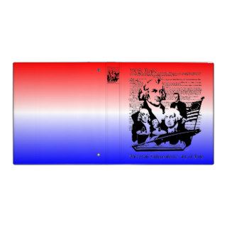 American Independence Day, 4th of July  Avery Bind Vinyl Binders