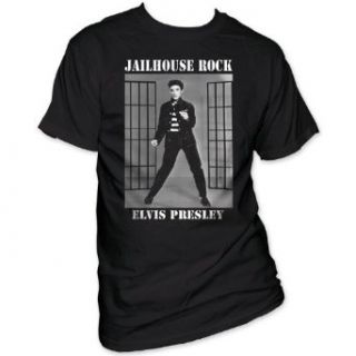 Men's Elvis Presley Jailhouse Rock T shirt XXL, Black Clothing