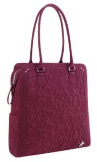 Vera Bradley North South Tote in Wine Clothing