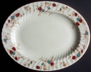 Minton Ancestral (Wreath Backstamp) 13 Oval Serving Platter, Fine China Dinnerw