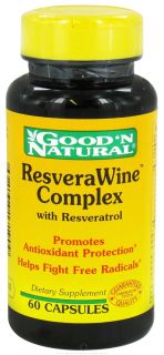 Good N Natural   ResveraWine Complex Natural Source of Resveratrol   60 Capsules