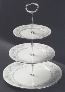 Oxford (Div of Lenox) Spring 3 Tiered Serving Tray (DP, SP, BB), Fine China Dinn