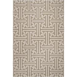 Hand woven Altanus Wool Rug (5 X 8)