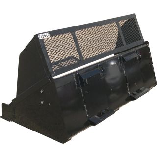 Paumco Extended Bucket Backstop — 96in.L, Adds 36 Cu. Ft. Capacity, Model# 1107-96  Skid Steers   Attachments